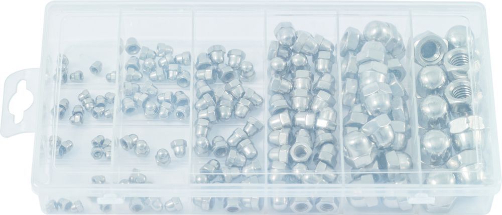 Produktbild KS Tools Sortiment Edelstahl Muttern metrisch 150 Teile bild 3