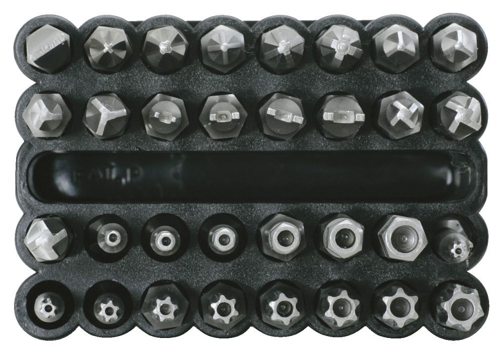 Produktbild KS Tools 1/4 Zoll CLASSIC Bit Satz 75mm 32 teilig mit Sicherheitsbits bild 2