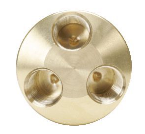 Produktbild KS Tools 1/4 Zoll Messing Druckluft 3 fach Verteiler 41mm bild 2