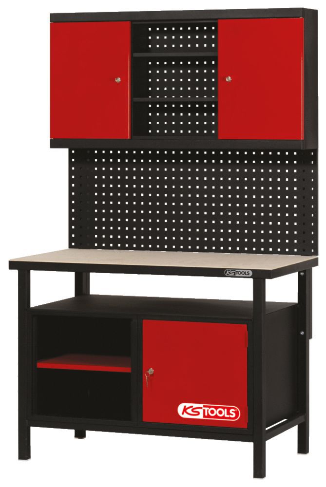 Produktbild KS Tools Werkbank mit Tür H840xB1200xT600mm bild 2