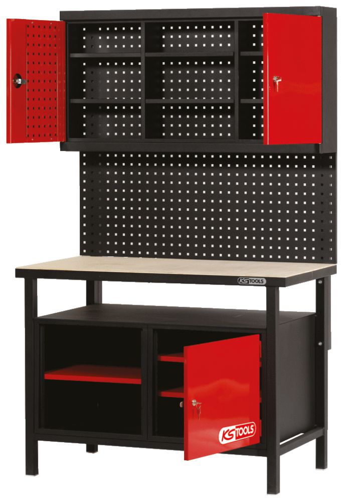 Produktbild KS Tools Werkbank mit Tür H840xB1200xT600mm bild 5