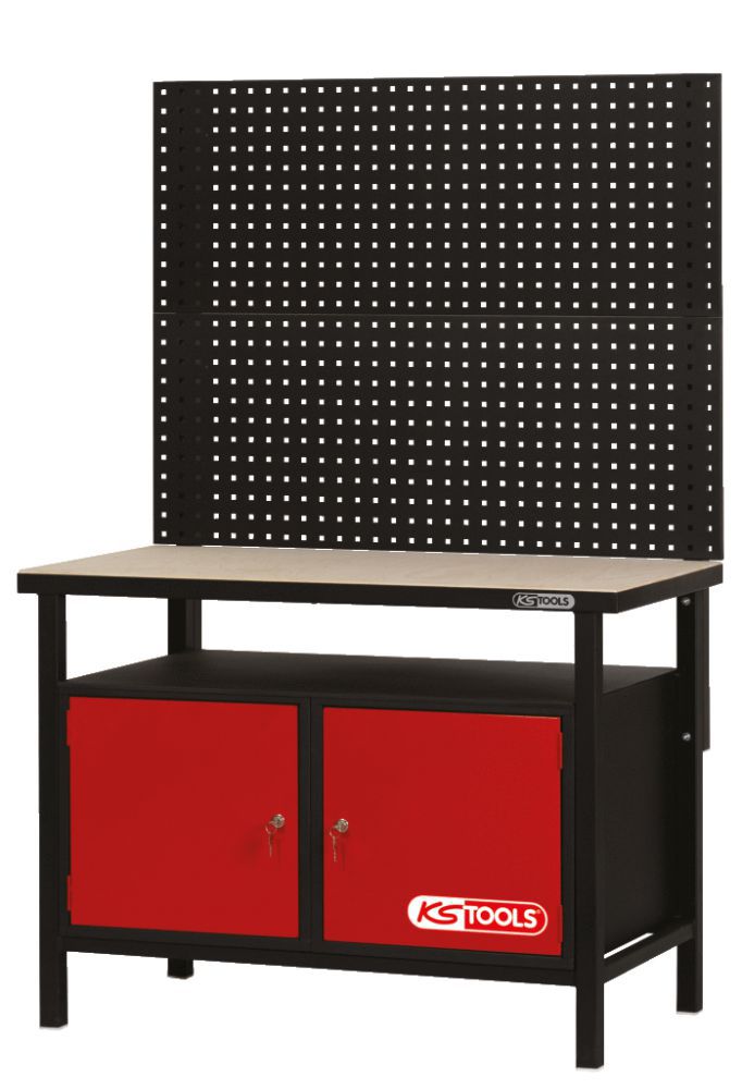 Produktbild KS Tools Profi Werkbank mit 2 Türen H840xB1200xT600mm bild 4