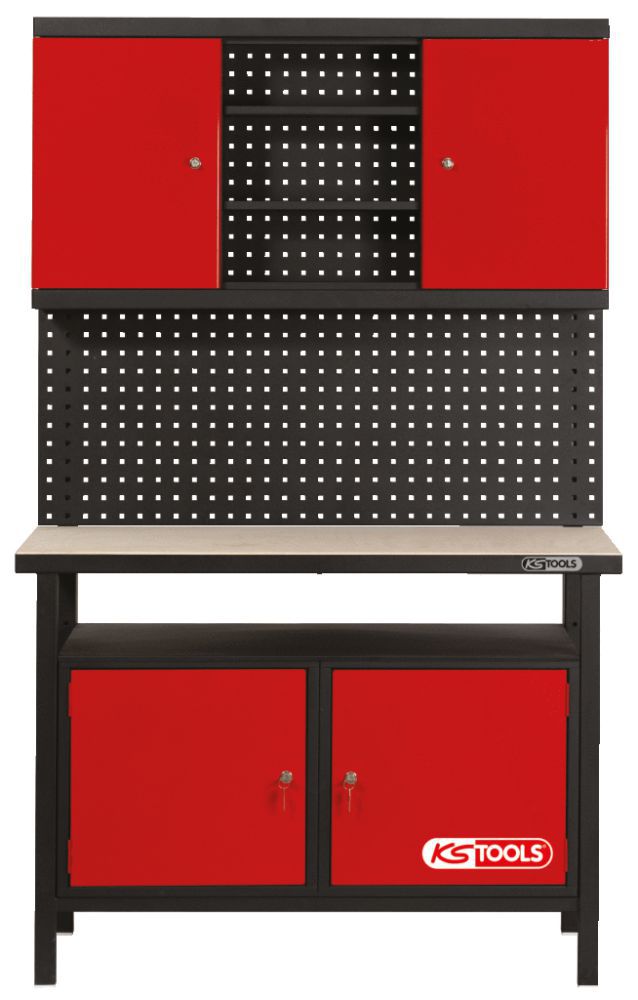 Produktbild KS Tools Profi Werkbank mit 2 Türen H840xB1200xT600mm bild 5