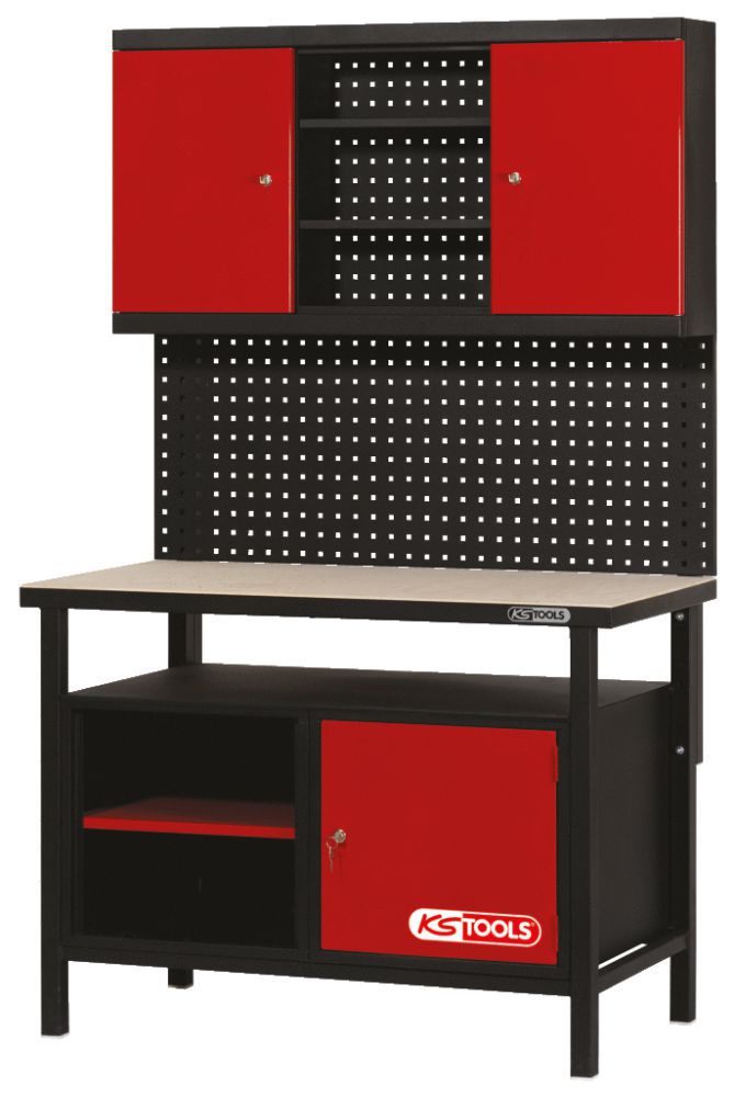 Produktbild KS Tools Erweiterungs Rückwandsystem für Werkbänke mit Schrank bild 3