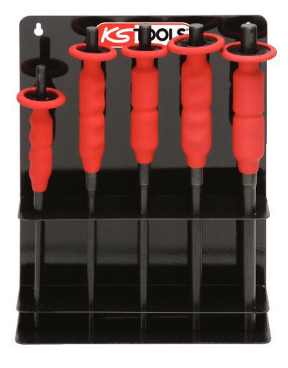 Produktbild KS Tools Splintentreibersatz mit Handschutzgriff, 5-tlg. 6-14mm bild 2