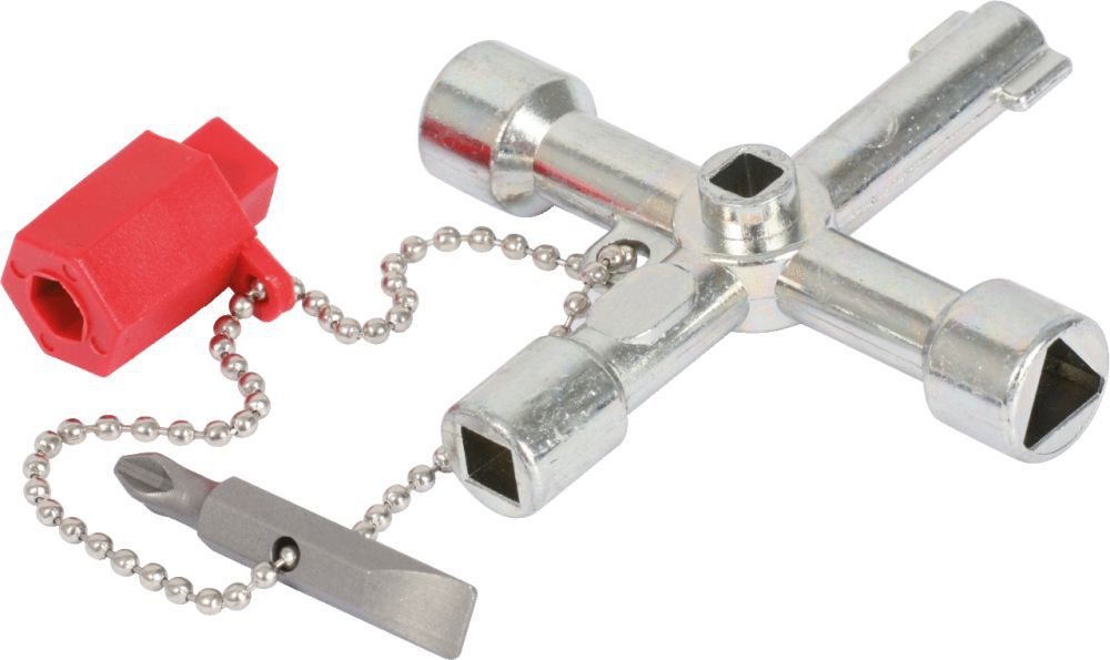 Produktbild KS Tools Universal Schaltschrankschlüssel 71 mm bild 3