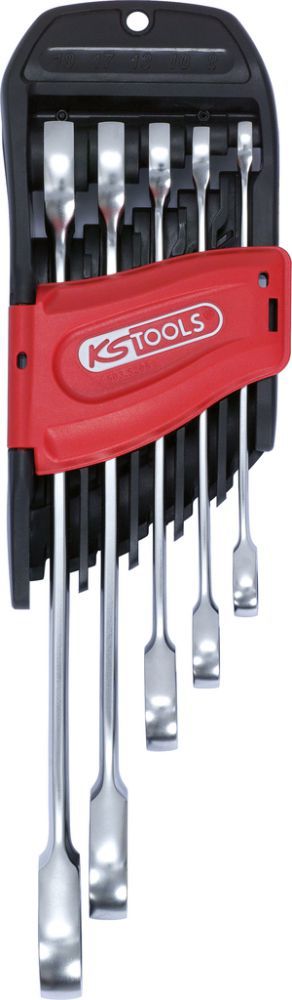 Produktbild KS Tools DUO GEARplus Ratschenringmaulschlüssel Satz mit Maul Ratschenfunktion 5-teilig bild 3