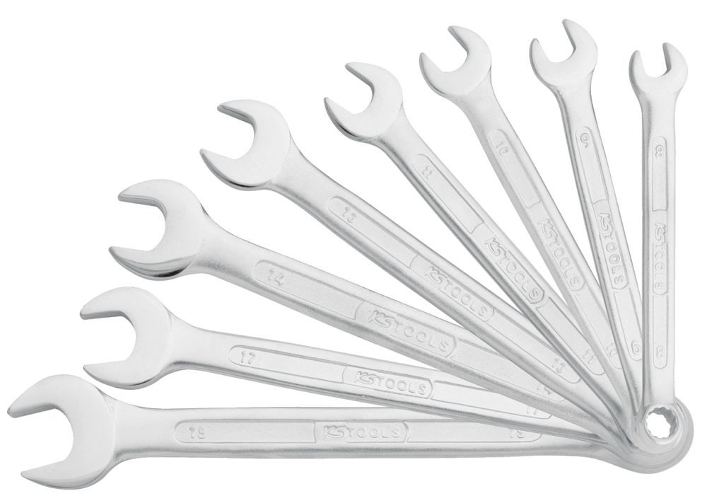 Produktbild KS Tools CLASSIC Ringmaulschlüssel Satz abgewinkelt 8-teilig 8-19 mm bild 2