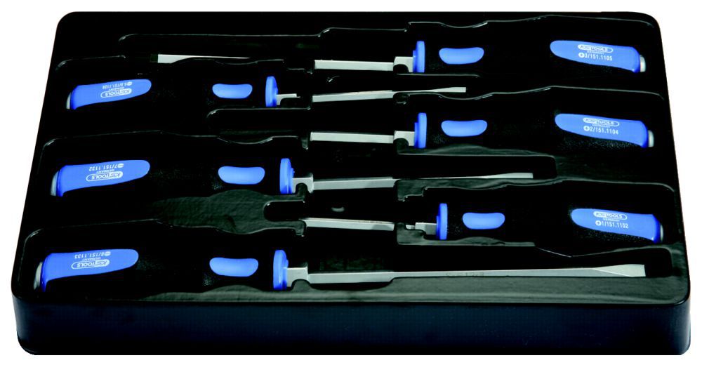 Produktbild KS Tools ERGOTORQUEmax Schlagkappen Schraubendreher Satz 6 teilig Schlitz PH bild 2