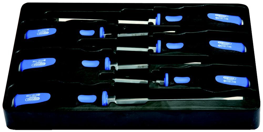 Produktbild KS Tools ERGOTORQUEmax Schlagkappen Schraubendreher Satz 6 teilig Schlitz PZ bild 2