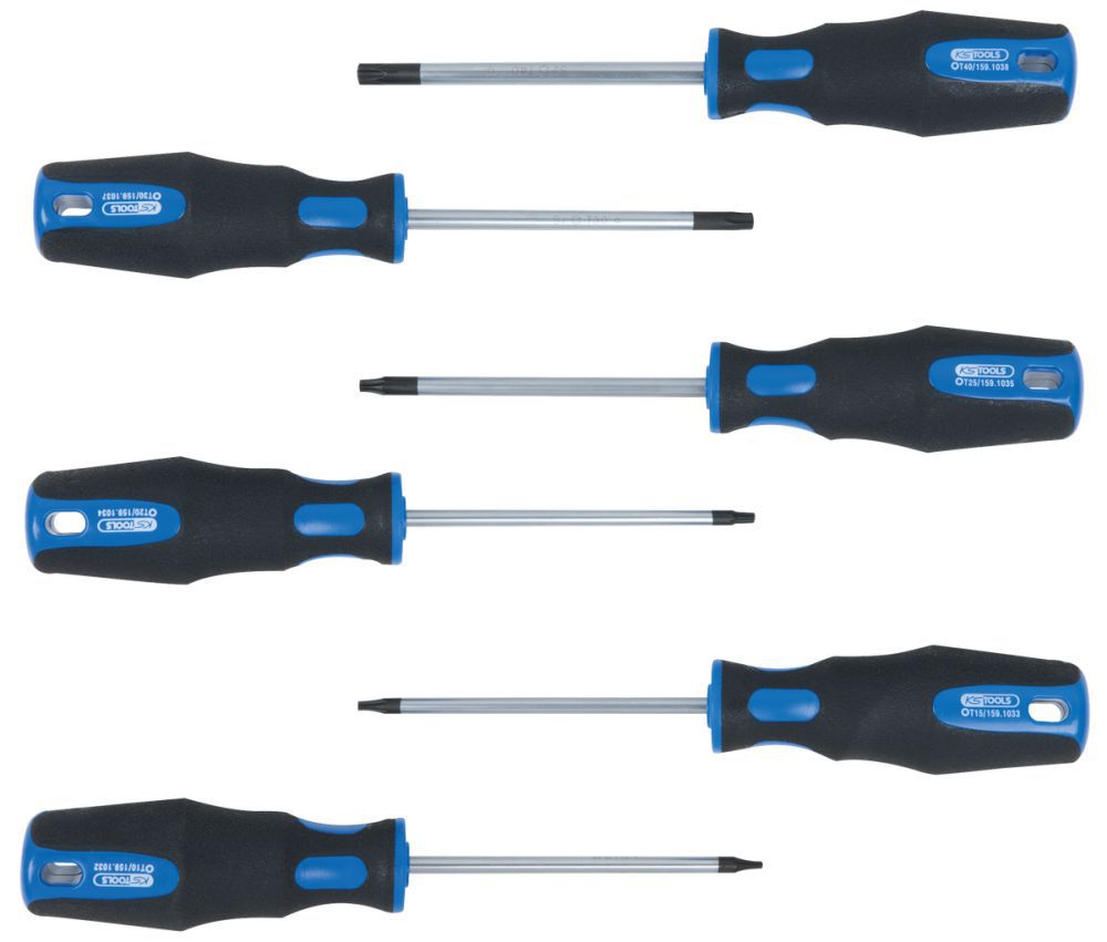 Produktbild KS Tools ERGOTORQUEplus Schraubendreher-Satz, 6-tlg., Torx