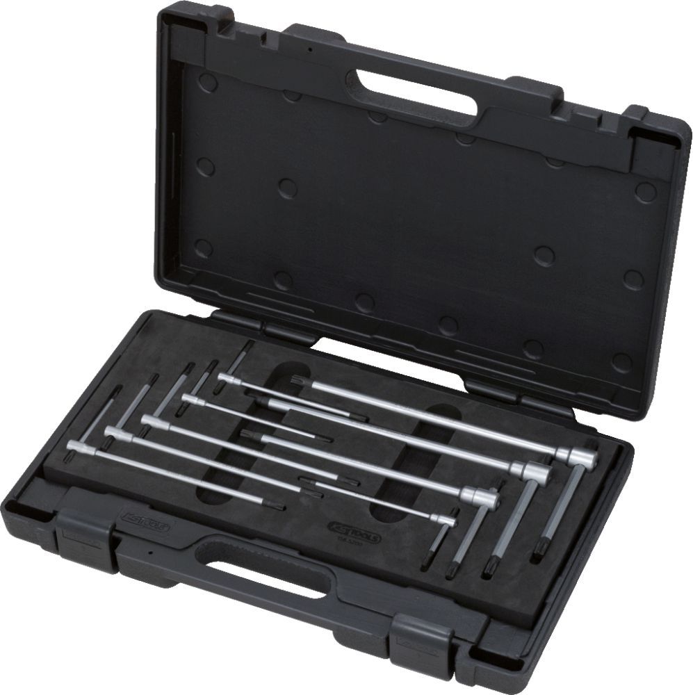 Produktbild KS Tools 3 Wege T Griff Torx Schlüssel Satz 9 Teile bild 2