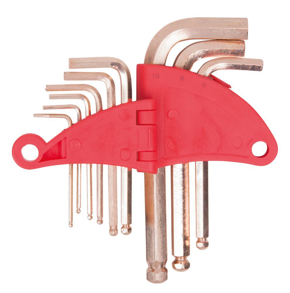 Produktbild KS Tools BRONZEplus Innensechskant Winkelstiftschlüssel Satz 9 Teile mit Kugelkopf bild 2