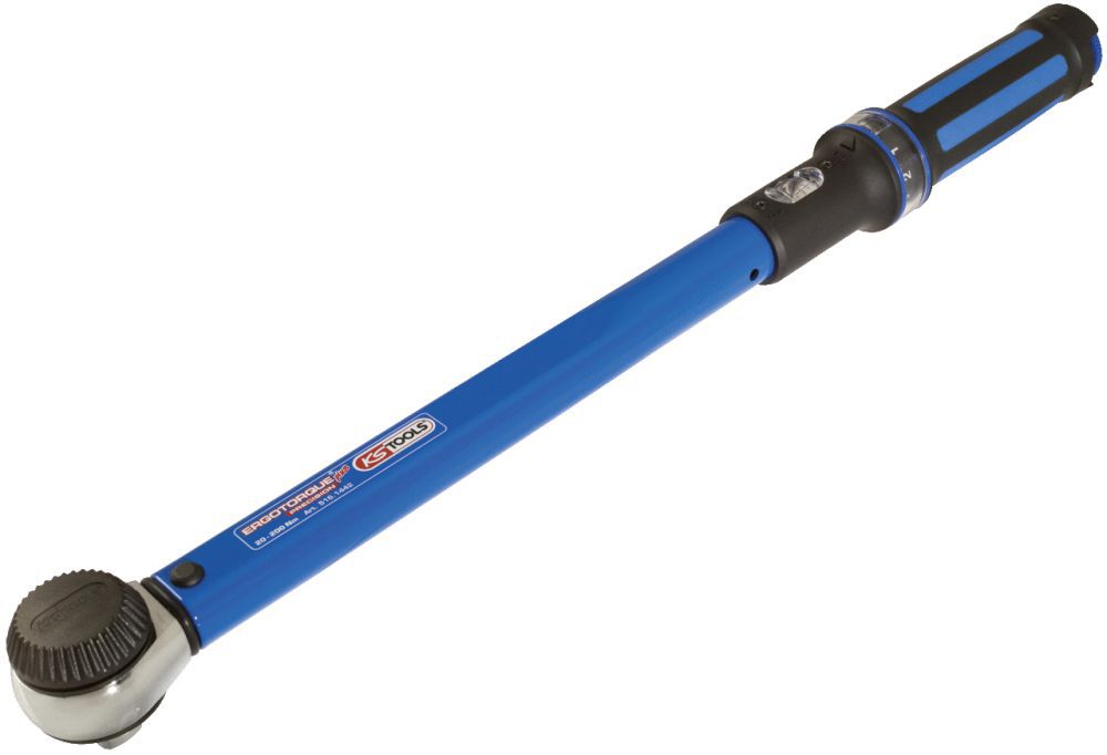 Produktbild KS Tools 1/2" ERGOTORQUE®precision Ratschen-Drehmomentschlüssel Drehknopf, 10-100Nm bild 1
