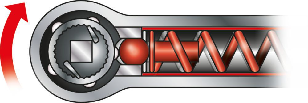 Produktbild KS TOOLS Festeingestellter Überratsch Drehmomentschlüssel 4-10Nm bild 9