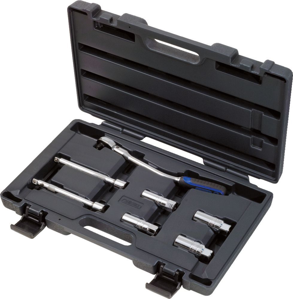Produktbild KS Tools 3/8" CHROMEplus Zündkerzen-Service-Satz, 7-tlg.