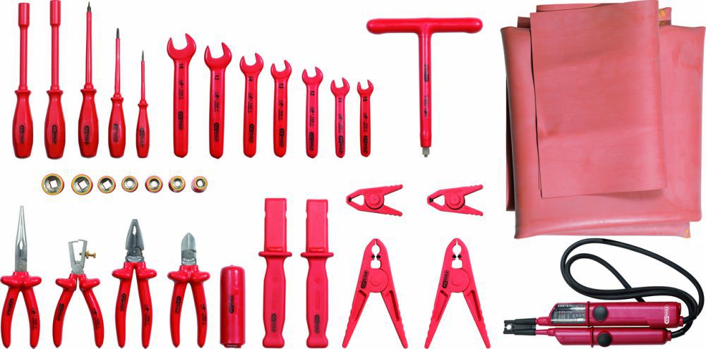 Produktbild KS TOOLS Werkzeugsatz mit isolierten Werkzeugen 36 teilig bild 2