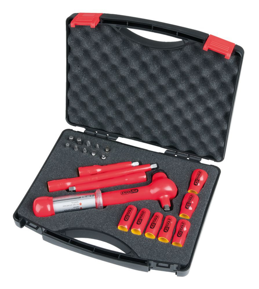 Produktbild KS TOOLS 1/4 Zoll Steckschlüssel Satz isolierten Werkzeugen 21 teilig