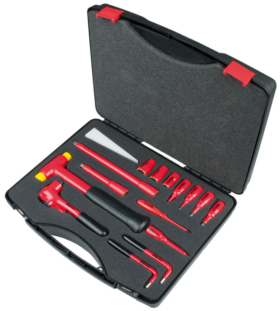 Produktbild KS TOOLS 3/8 Zoll Steckschlüssel Satz mit isolierten Werkzeugen 16 teilig bild 2