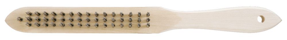 Produktbild KS Tools Edelstahl Handdrahtbürste 3-reihig, 290mm bild 2