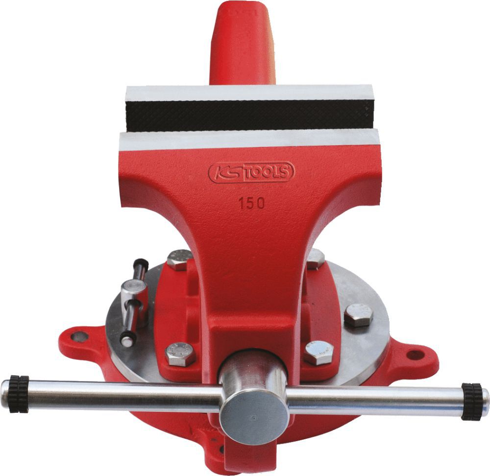 Produktbild KS Tools Schraubstock mit Rundteller, 120 mm bild 3