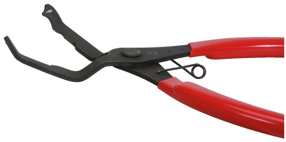Produktbild KS TOOLS Trim-Clip-Zange 190mm, Zangenende 35°