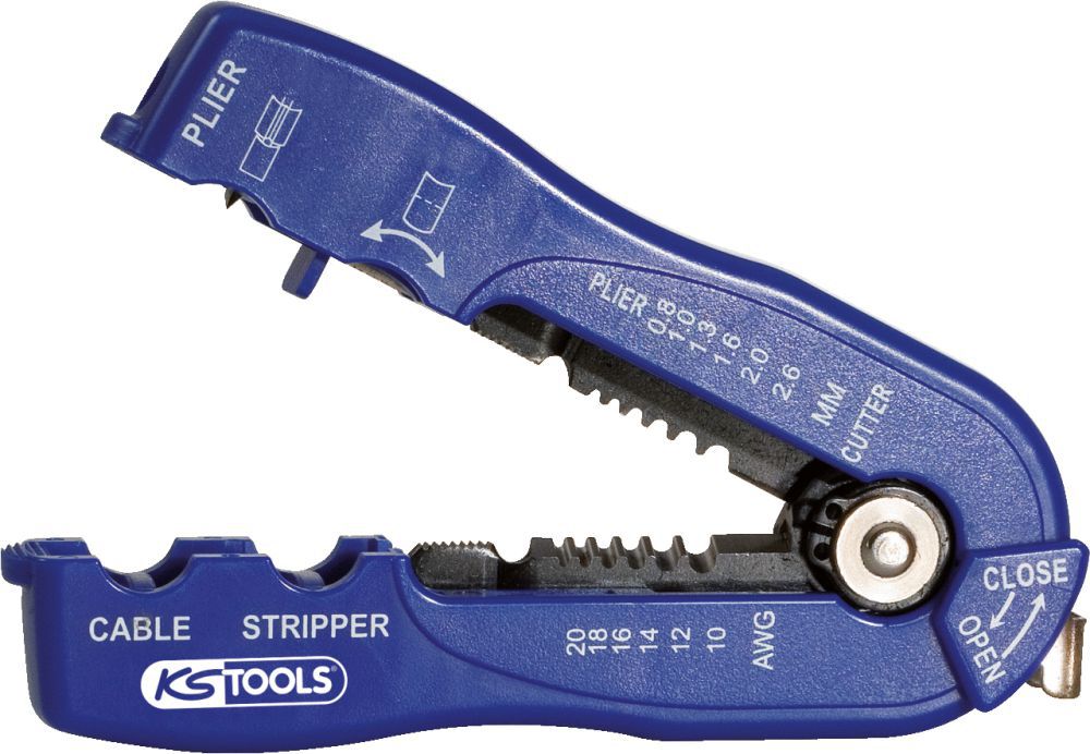 Produktbild KS TOOLS Multifunktions-Abisolierwerkzeug 0,8-2,6mm bild 2