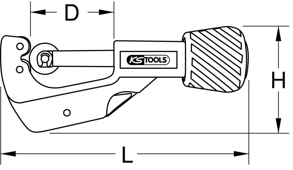 Produktbild KS Tools Teleskop Rohrabschneider 3 bis 32 mm bild 2