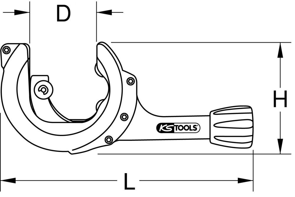 Produktbild KS Tools Ratschen Rohrabschneider 12 bis 35 mm bild 2