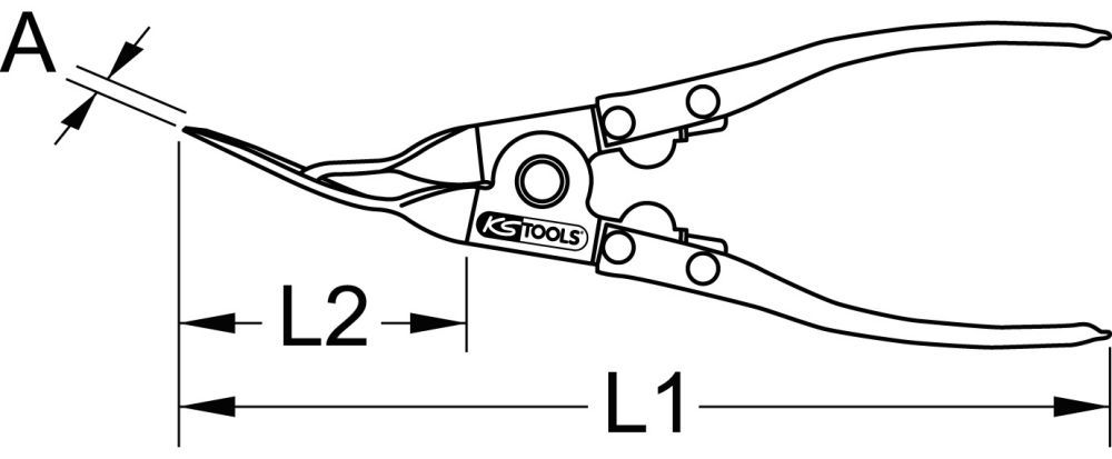 Produktbild KS TOOLS Türverkleidungs-Lösezange 240mm bild 2