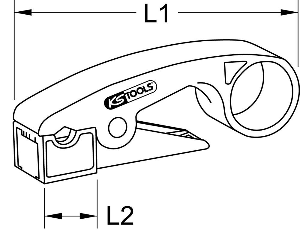 Produktbild KS Tools Abisolierwerkzeug Koaxialkabel 7,5mm bild 2