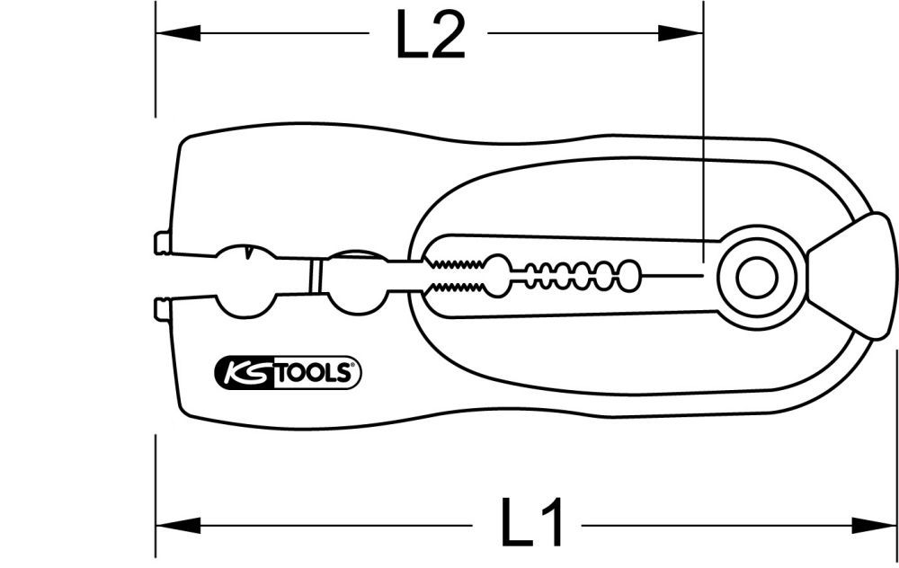 Produktbild KS TOOLS Multifunktions-Abisolierwerkzeug 0,8-2,6mm bild 3
