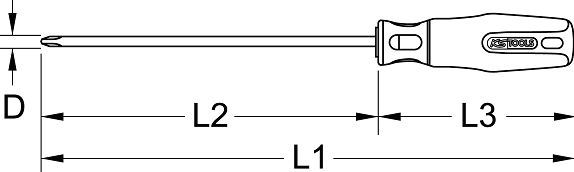 Produktbild KS TOOLS ERGOTORQUE VDE PZ-Schraubendreher PZ0 bild 2