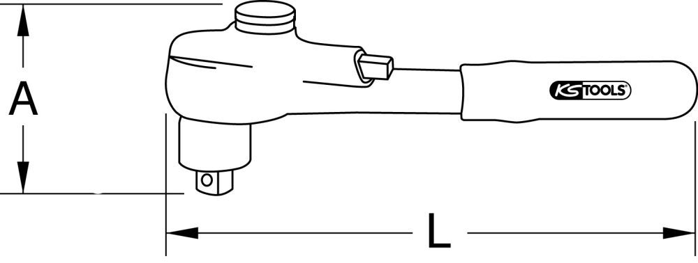 Produktbild KS TOOLS 1/2" Umschaltknarre mit Schutzisolierung 32 Zahn bild 5