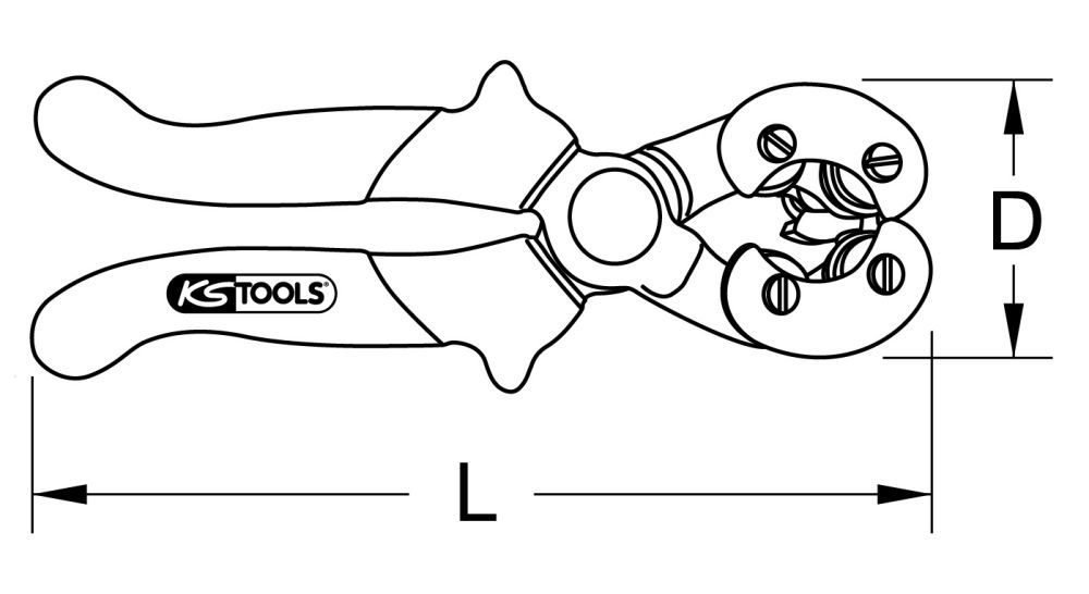 Produktbild KS TOOLS Entmantelungszange mit Schutzisolierung 25-52mm bild 3