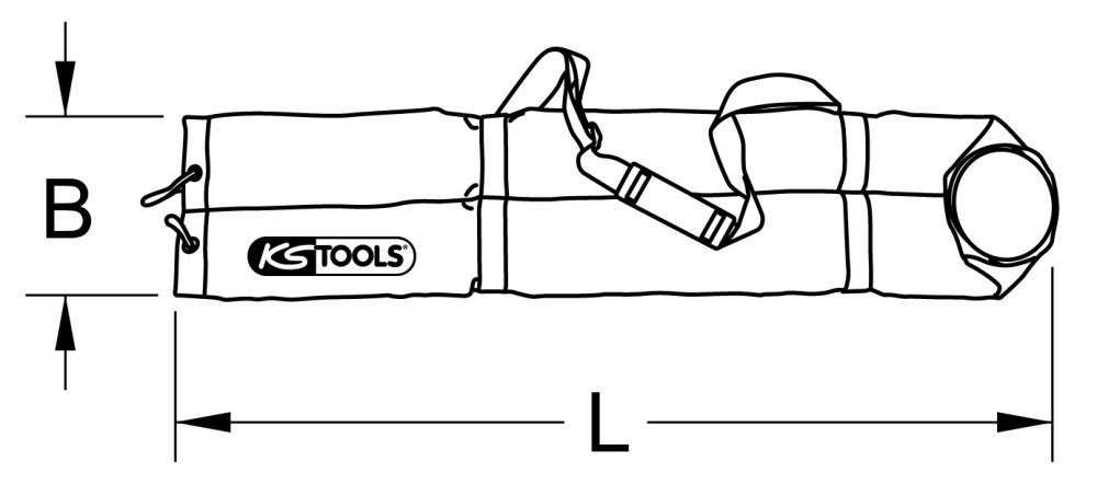 Produktbild KS Tools Schutztasche für Isostandmatte 1000mm bild 2