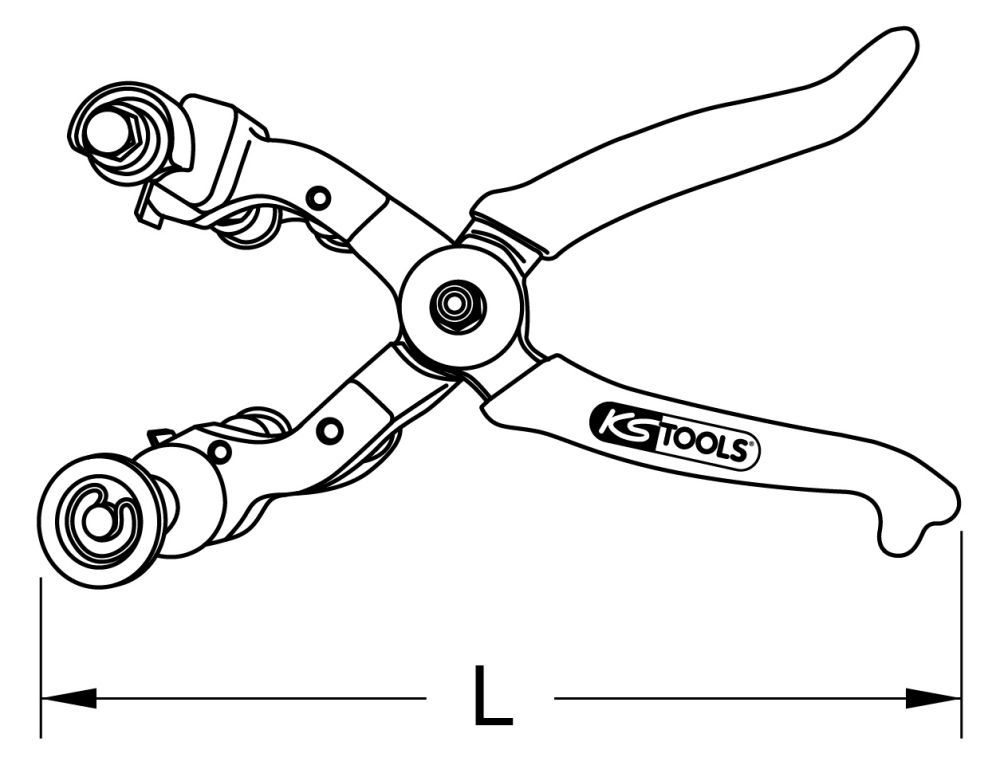 Produktbild KS TOOLS Entmantelungszange 26 - 52 mm bild 3
