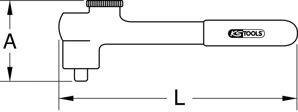 Produktbild KS Tools 1/4" Umschaltknarre mit Schutzisolierung 32 Zahn bild 2