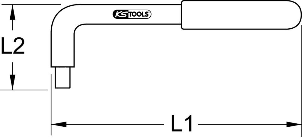 Produktbild KS Tools 1/2" Winkel-Aufsteckschlüssel mit Schutzisolierung bild 2