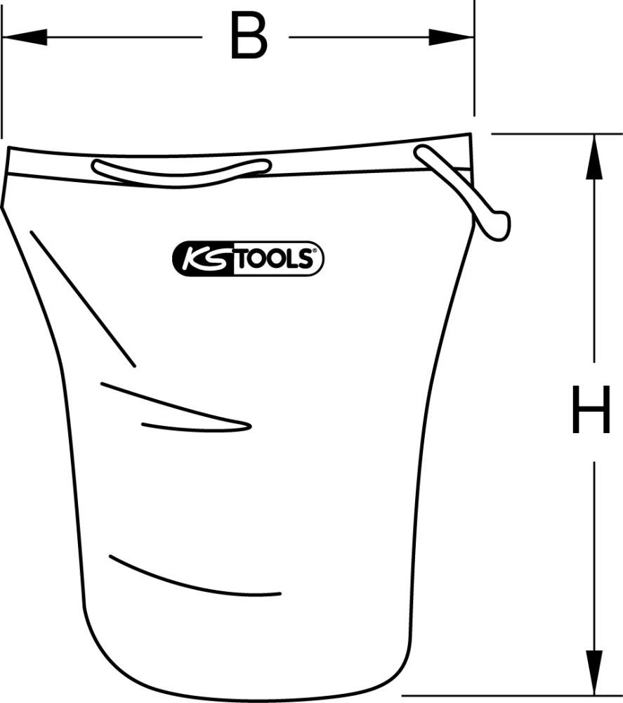 Produktbild KS Tools Tragetasche für Arbeitsschutzhelm, 500mm bild 2