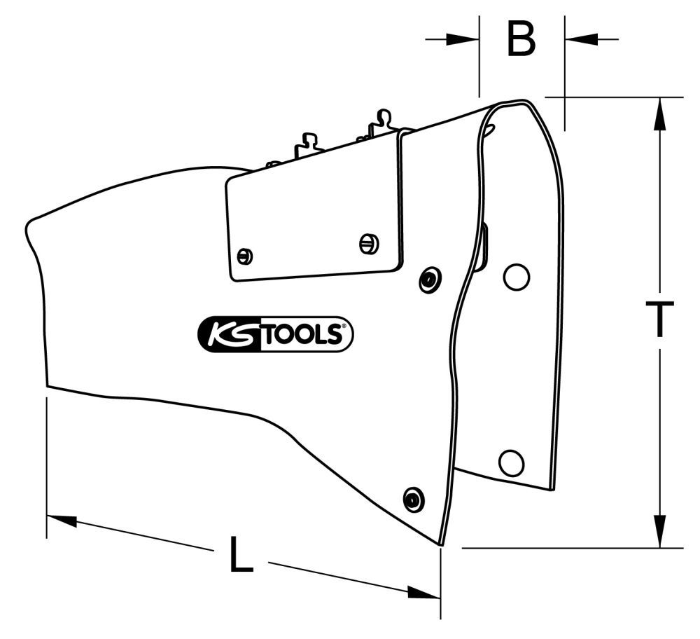 Produktbild KS Tools Abdeckhaube mit Schutzisolierung für eine Sicherungsleiste bild 4