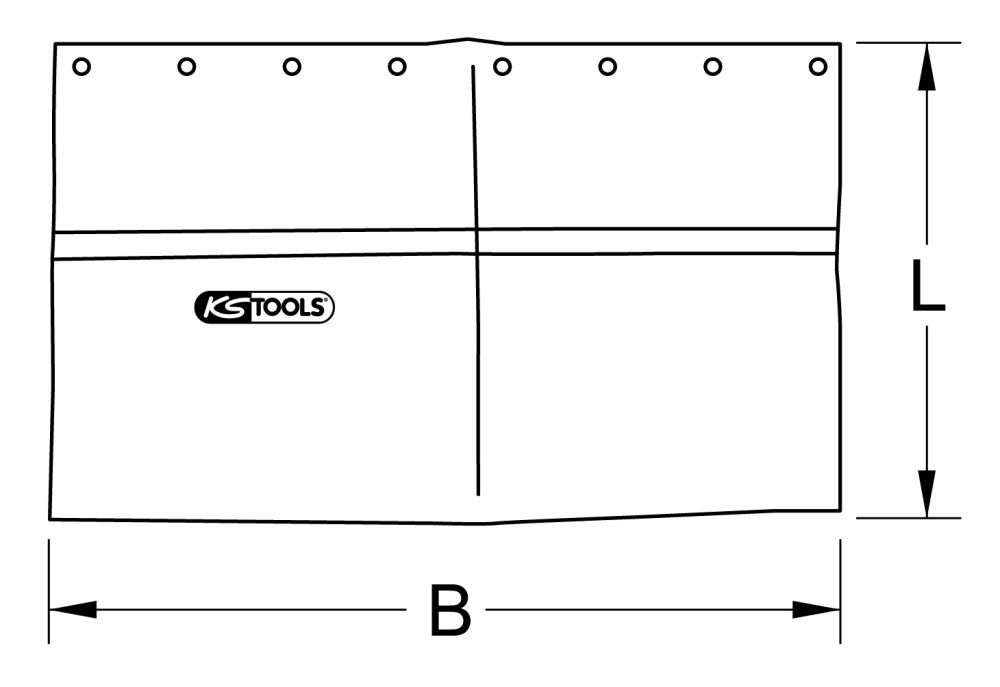 Produktbild KS Tools Verlängerungstuch mit Schutzisolierung 800mm bild 2