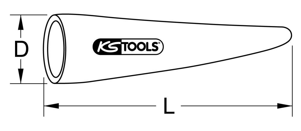 Produktbild KS Tools Aufstecktülle mit Schutzisolierung,10mm,L=40mm bild 2