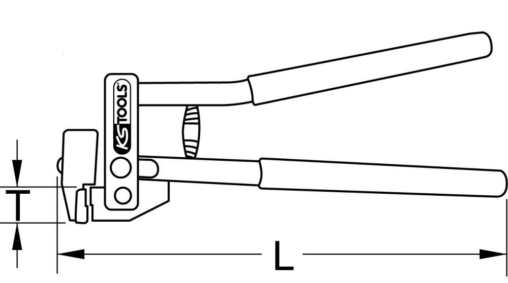 Produktbild KS Tools Absetzzange, 280mm bild 2