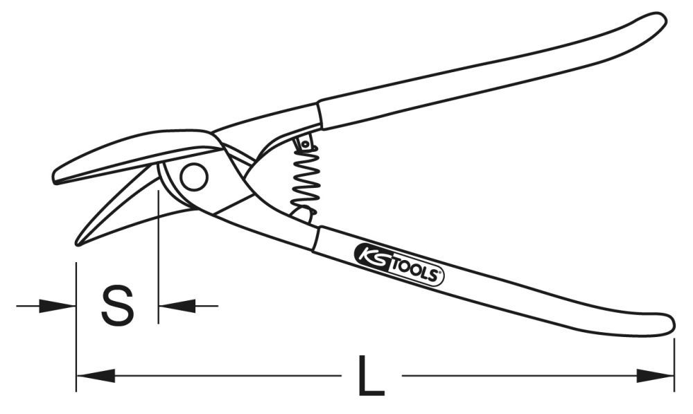 Produktbild KS Tools Idealschere, linksschneidend bild 2
