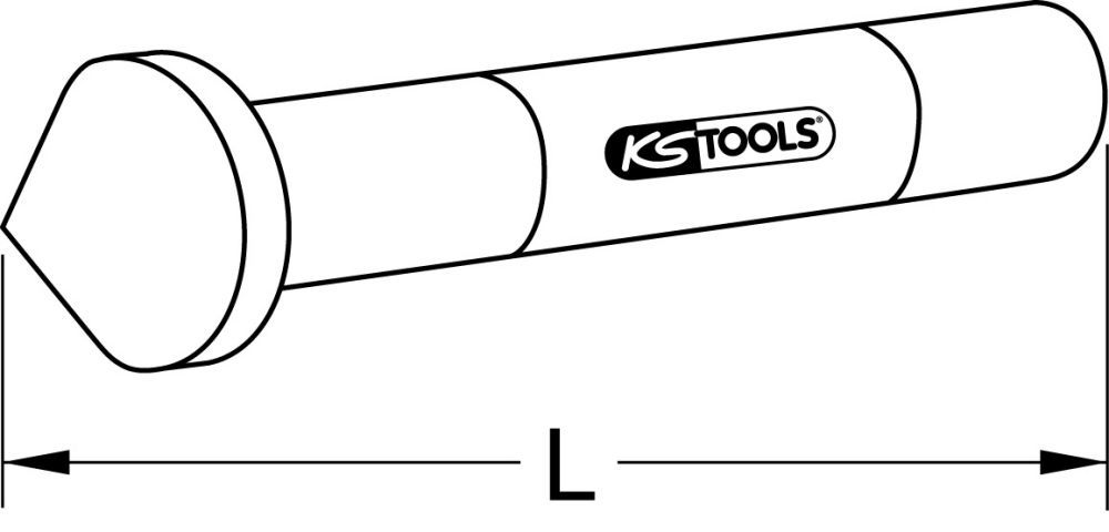 Produktbild KS Tools Bördelkonus Duchmesser 10 bis 22 mm Länge 131 mm bild 2