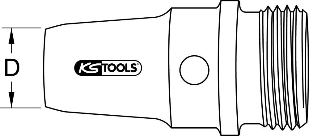 Produktbild KS Tools Ring Stanzeisen mit Gewindeaufnahme Ø 3mm bild 2