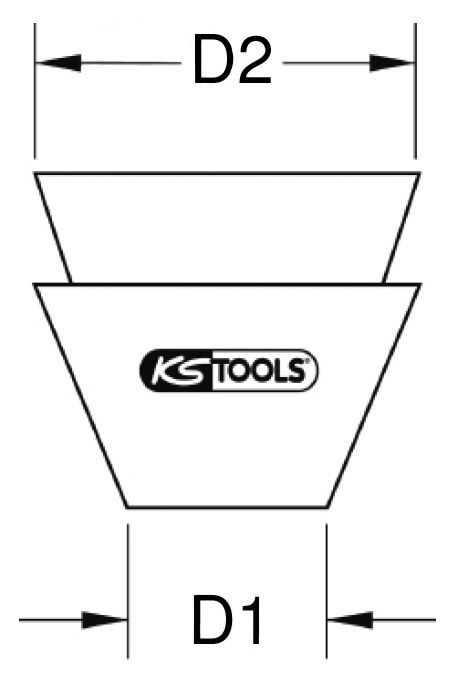 Produktbild KS Tools Rundkeil 8x10mm bild 2