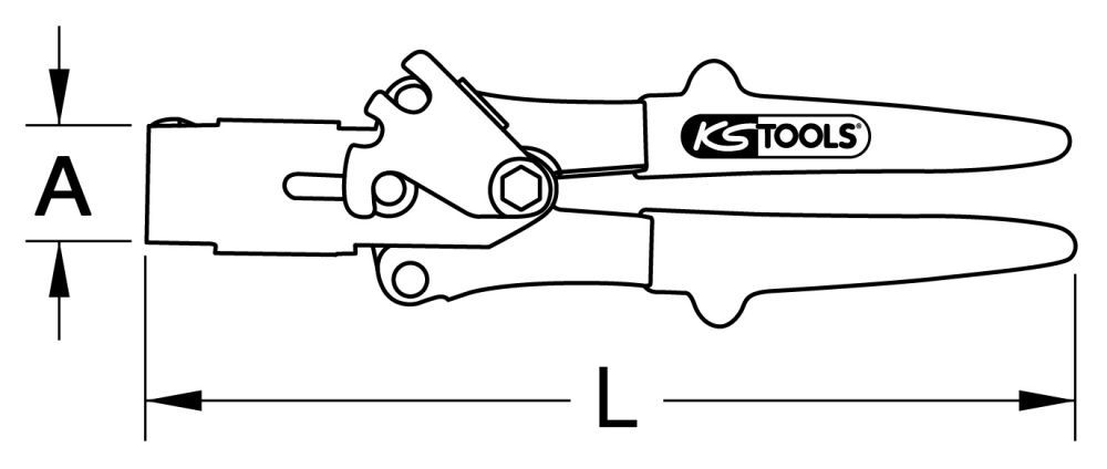 Produktbild KS Tools Anker Nietzange 230mm bild 2