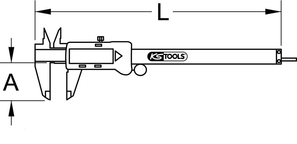 Produktbild KS Tools Digital Messschieber 0 - 150 mm bild 3